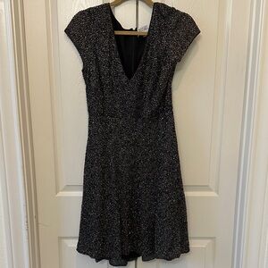 Badgley Mischa Elegant Black Glitter Dress